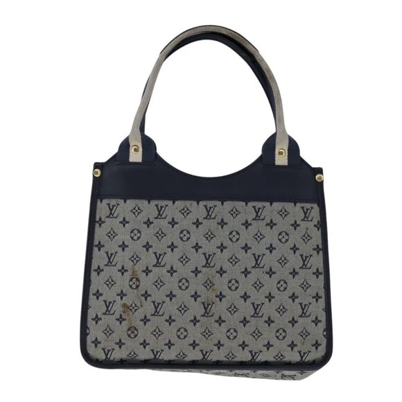 LOUIS VUITTON Monogram Mini Sac Catherine Hand Bag Navy - Picture 3 of 16